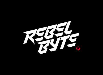 Rebel Byte Logo & Animation animation byte customtype design lettering logo logotype motion rebel ty typography