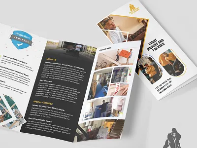 Right Movers and Packers Brochure Design brochure design flyer illustration print