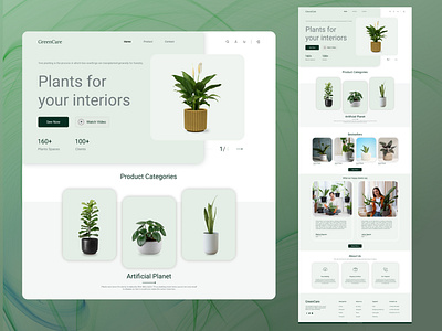 Indoor Plant Ecommerce Landing Page dailyui design digitalmarketing landingpage landingpagedesign marketing ui uidesign uidesigner uiinspiration uitrends uiux userexperience userinterface ux uxdesign webdesign webdesigner website websitedesign