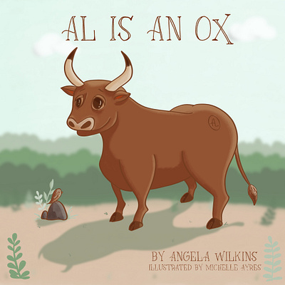 Al Is An Ox - Children's Book font illustration