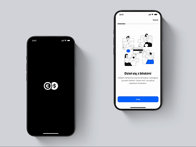 Fintech app - onboarding animation app bank fintech mobile onboarding