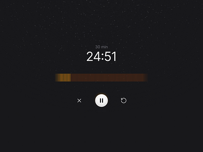 Timer alarm clean clock countdown dark design interface minimalist stopwatch timer ui ux