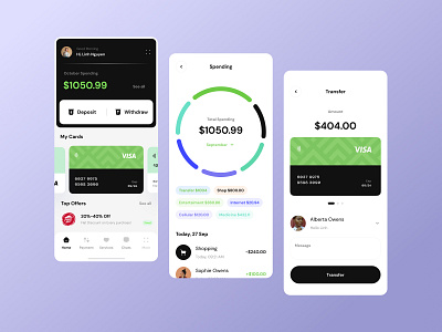 Money Management App UI UX Design banking crypto portfolio cryptocurrency expense report expense tracking finance app finance app design financial investment investment tracking money money management payment personal finance stock market wallet wallet interface wealth management