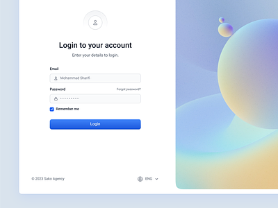 ✦ Login/Signup pages 3d button checkbox clean design icon input login login layout minimal minimal design modern login sign in signup ui ui design ux design web app web design