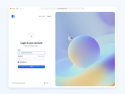 ✦ Login & Sign in pages 3d button checkbox clean design icon input login login layout minimal minimal design modern login sign in signup ui ui design ux design web app web design