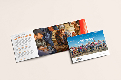 SuNica 2022 Annual Report annual report booklet campaign collateral graphic design jesus ministry nonprofits typography