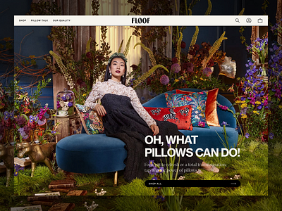 Floof Living - Shopify Plus Development development ecommerce hero homepage shopify