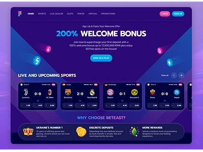 Gambling site bets casino design desktop gambling mobile slots ui