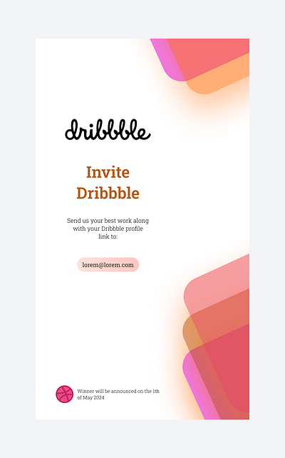 Daily UI :: Day 040 - Dribbble Invite dribbble best shot dribbble invite dribbble invite giveawa giveaway invite invite giveaway invites giveaway