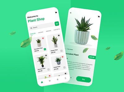 Plant shop - E-commerce website