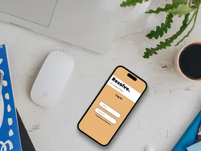 Resolve App + Responsive Website app design ui ux website