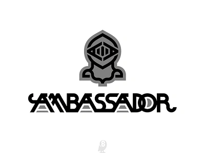 AMBASSADOR a ambassador helmet knight letters neoheraldry