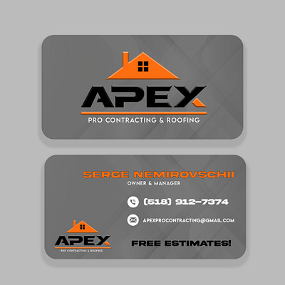 Apex Pro Contracting & Roofing branding graphic design logo vehicle wrap