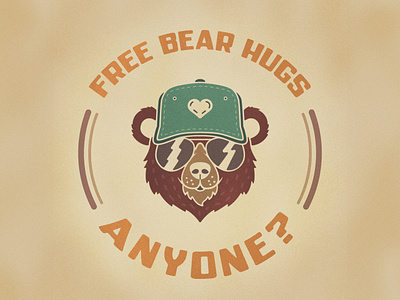 Bear Hugs design graphic design illustration logo vector