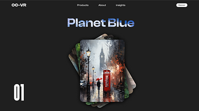 Planet Blue 🌎 3d animation graphic design prototyping ui