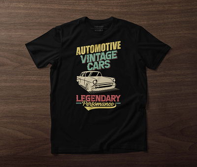 Vintage car T shirt Design car tshirt custom t shirt illustration retro t shirt design typography t shirt design vintage