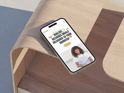 Greenbite mobile view design food ui uidesign website