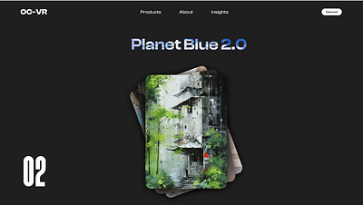 Planet Blue 🌎 2.0 3d animation graphic design motion graphics ui