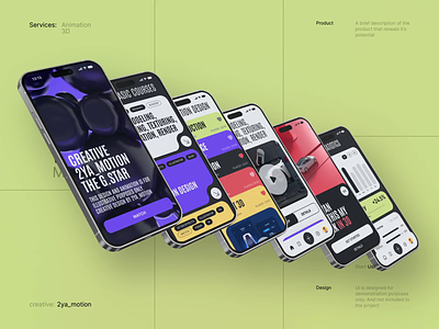 Mobile App | Phone Mockup 3d animation app branding graphic design mobile app mockup motion graphics phone presentation ui