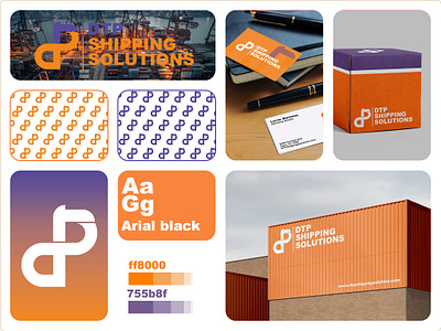 DTP Shipping Solutions Branding branding graphic design logo