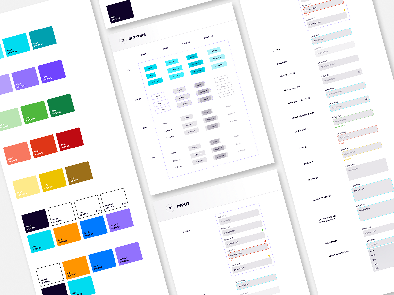 Design System By Temuulen Enkhtuvshin On Dribbble