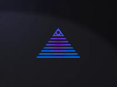 Logomark for Peeramid - An Education Company abstract branddesign brandidentity branding brandlogo colorful creativelogo dark design gradient graphic design icon illustration logo logodesign logodesigns logomark mascot pyramid vector