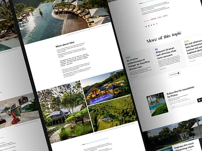 FLOLUX – Luxury Finish for Pools Website Design article article page blog blog page branding graphic design luxury luxury pool minimalism minimalistic design pool spa ui uiux design ux web design