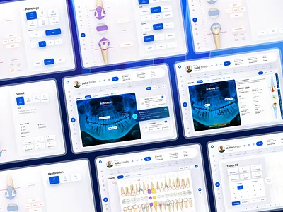 Software UX/UI Design | Healthcare Management Dashboard branding dental design healthcare interface medical medtech ui ux web design