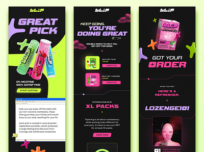 Email Design for Gum Brand | Nudge Email Marketing branding design email design email marketing graphic design marketing