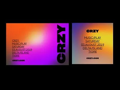 CRZY Festival Party colors festival id multicolor party purple