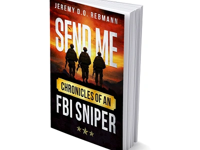 Book Cover Design adobe authors book book cover book design book lover bookcover design fiction book graphic design military books sniper typography