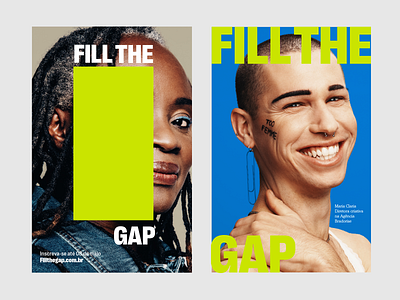 Fill the Gap black people citric course id trans yellow