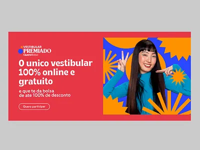 Vestibular Premiado asian girl red vestibular