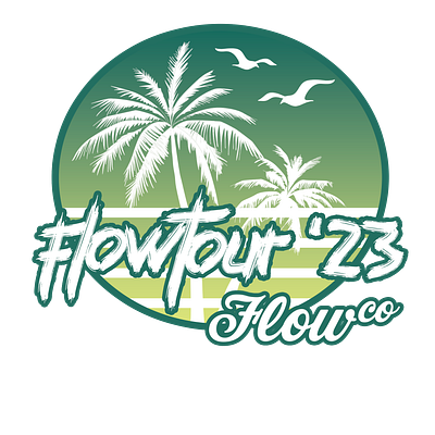 Flowco Flow Tour 23 Logo branding graphic design logo