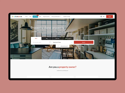 Lookmove, a Swiss Real Estate marketplace marketplace real estate ui design ux design