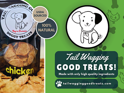 Tail Wagging Good Treats Mailer branding design graphic design logo mailer marketing