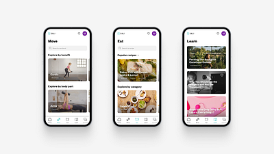 Xali - Reconnect to your power fitness app mobile app ui design ux design