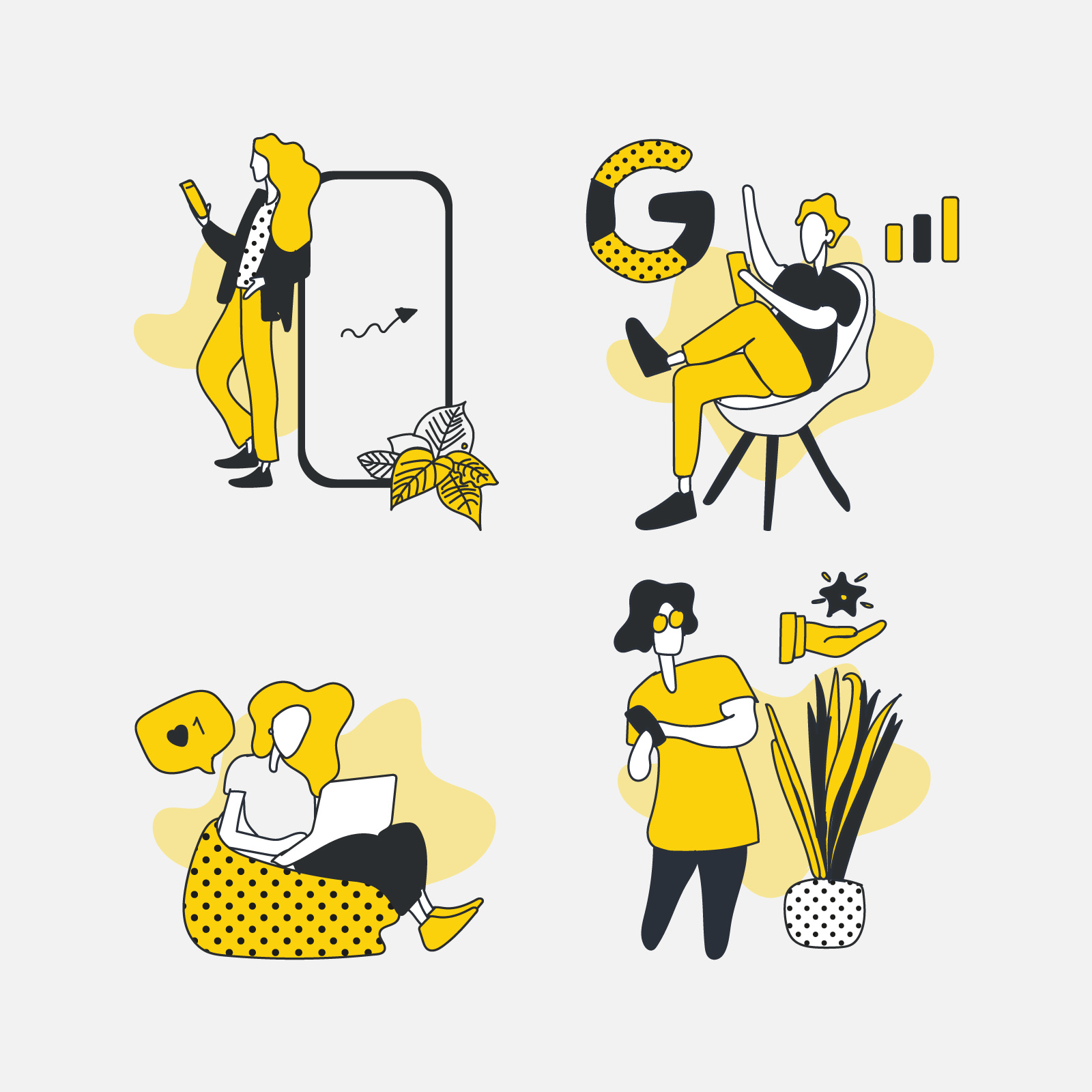 Infographic Illustration flat graphic design illustration ui vector