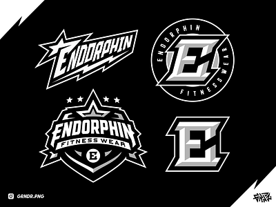 ENDORPHIN Logo Done for Fitness Wear Brand brand branding clothing logo design endorphin esport esportlogo fitness fitness brand fitness wear gamer gaming gym gym logo health illustration logo mascot