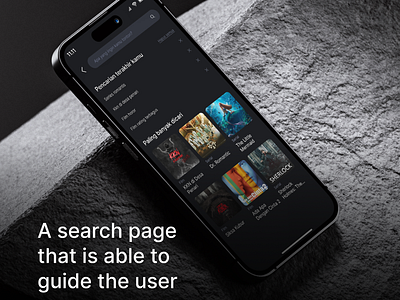 a search page that is able to guide the user branding ui user experience user interface