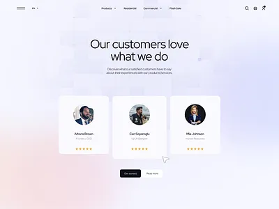 Testimonial & Review Section desktop exploration glass gradient graphic design layout line people review say section testimonial ui user interface ux web