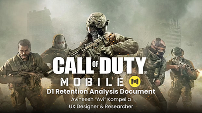 Call of Duty Mobile - D1 Retention Analysis design game ux