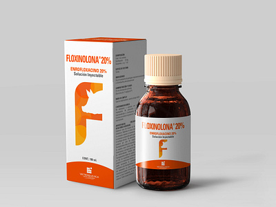 Packaging Medicamento para Cerdos branding graphic design label logo packaging