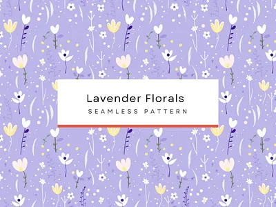 Lavender Florals , Flower , Seamless Patterns 300 DPI, 4K child friendly aesthetic childrens wallpaper lilac purple pattern pale lavender pattern retro charm pattern seamless pattern soft pastel pattern vintage wallpaper wallpaper texture