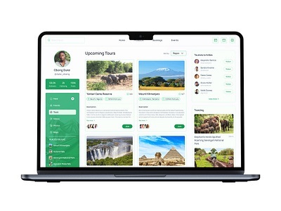 Social Media App for Tourist dashboard dashboard inspiration dashboard ui hospitality nature app product design product designer social media app tourist app travel app ui ui desgn ui designer ux design web app web design web designer