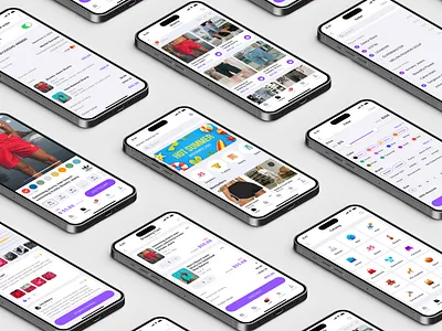 Marketplace app in minimalism analytics app app design branding design system logo marketplace product designer sales shop store ui ux