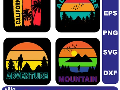 Surfing T-shirt Design surfboard