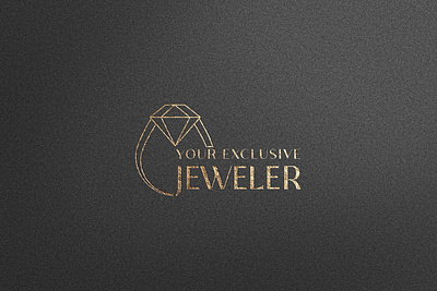 Jeweler Logo Design brand diamond illustrator jeweler logo design luxury logo ring logo