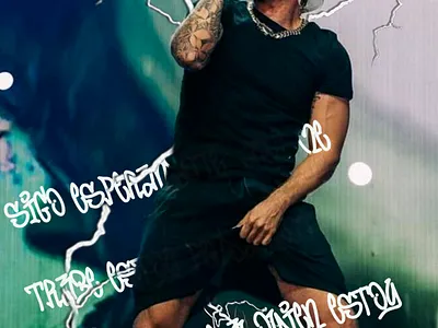 Sigo esperándote art design feid ferxxo fonts graphic design illustration photoshop typography