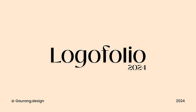 Logofolio 2024 3d branding digital art graphic design logo logo design ui